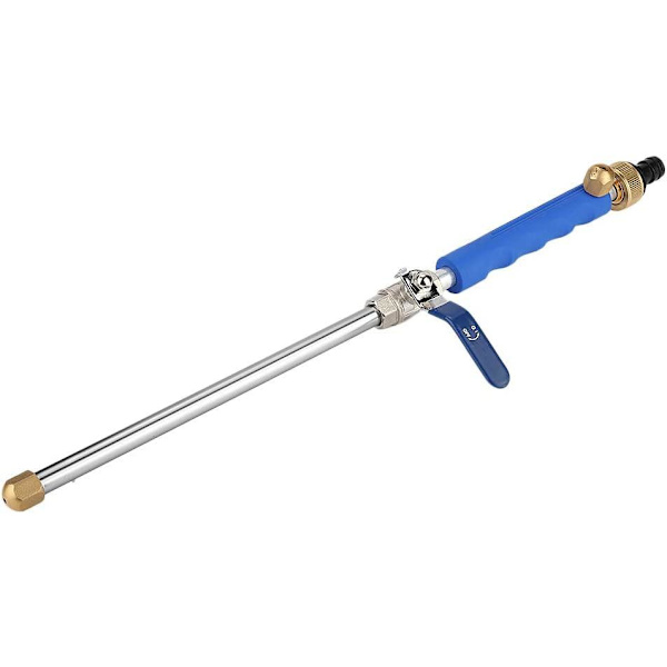 Högtrycksmunstycke Water Jet Gun för trädgårdsslang Blå one size