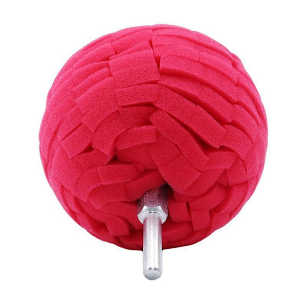 Poleringskugleskruetrækker 80mm Rød Red