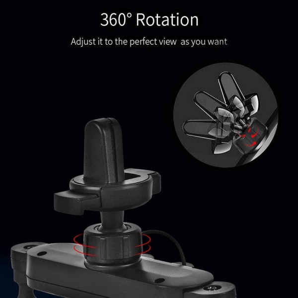 Mobiiliteline autoon - Spring Gravity auton pidikkeen ilmanotto Black