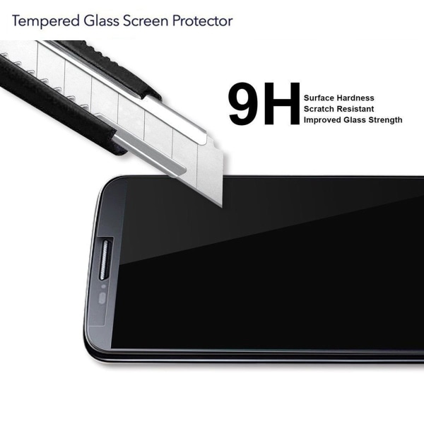 3x Skärmskydd i Härdat Glas för Motorola Moto G7 Plus Transparent one size