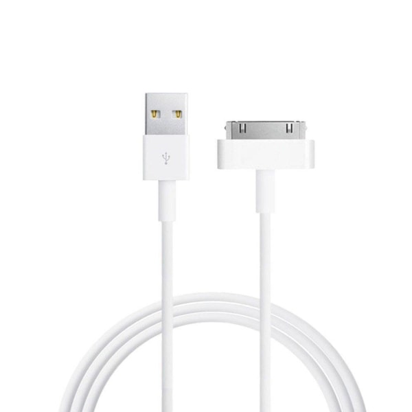 Opladerkabel til ældre iPhones og iPads 30-bens USB-kabel White
