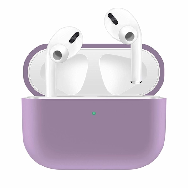 2x Silikonikotelo Apple Airpods PRO Purple -levylle Purple one size