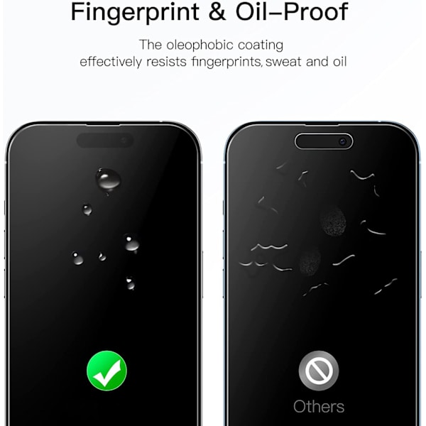 3X hærdet glas beskyttelse iPhone 13 Pro Max / iPhone 14 Pro Max Transparent