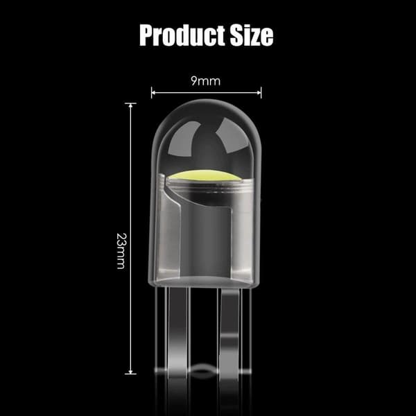 4X CANBUS T10 W5W Akryl - Vit Vit one size