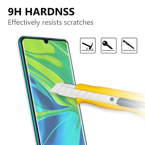 3x Skärmskydd i Härdat Glas för Xiaomi Mi Note 8/ Note 8 Pro Transparent one size