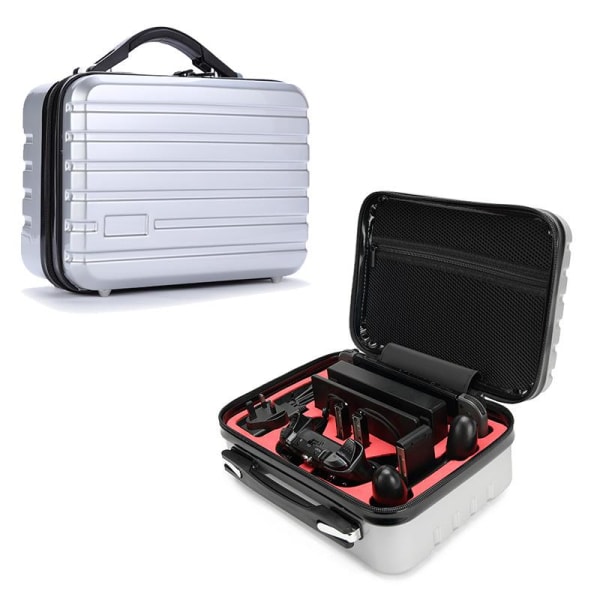 Deluxe-säilytyslaukku, matkalaukku Nintendo Switchille Silver