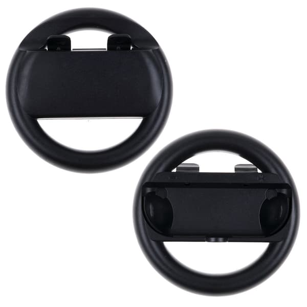 Sort Joy-Con Wheel 2stk Kompatibel med Nintendo Switch Black one size