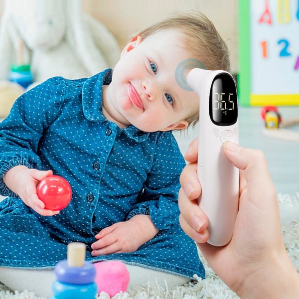 Stor LCD IR Termometer Febertermometer Vit