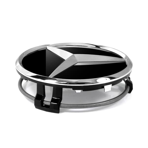 MB03 - 75MM 4-pakksenter dekker Mercedes Benz Silver one size