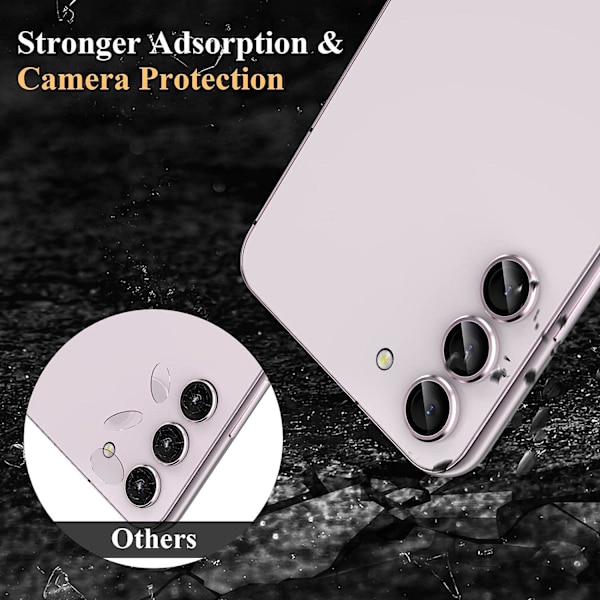 Burgundy Samsung  S23 / S23 Plus kamera linsecover Transparent one size