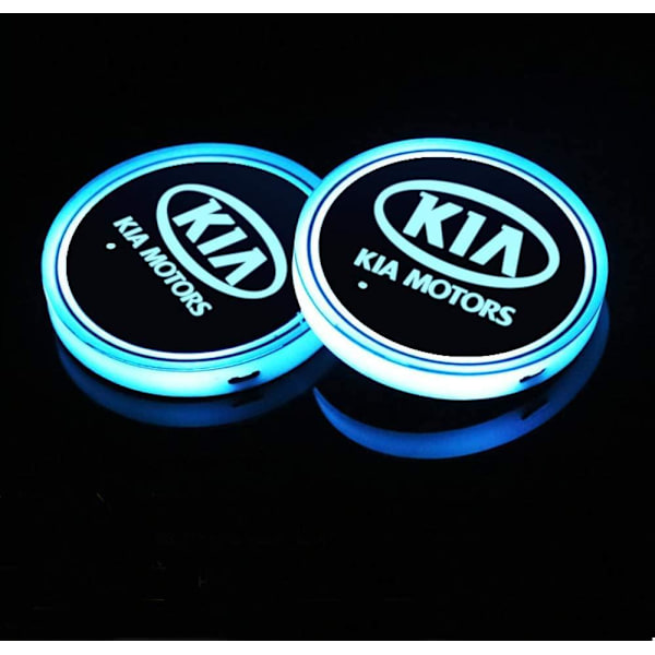 2X KIA Led -alusta mukinpitimille Silver one size