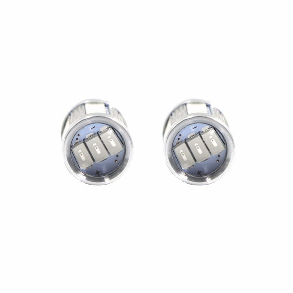 2x rød 7443 W21W T20 33st smd 5730 Red one size