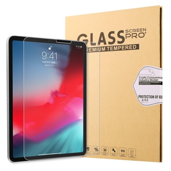 2x Hærdet glas skærmbeskytter til iPad Pro 12,9 tommer (Gen 5 Ge Transparent