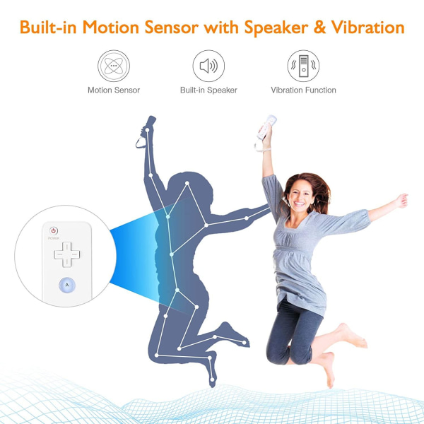 Wii Remote Plus + Nunchuck Motion Plus (Vit) Vit one size