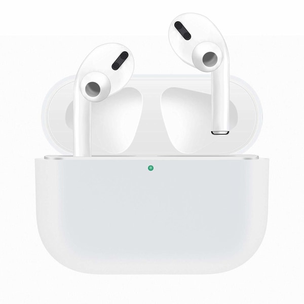 2x Silikonikotelo Apple Airpods PRO Valkoiselle White one size
