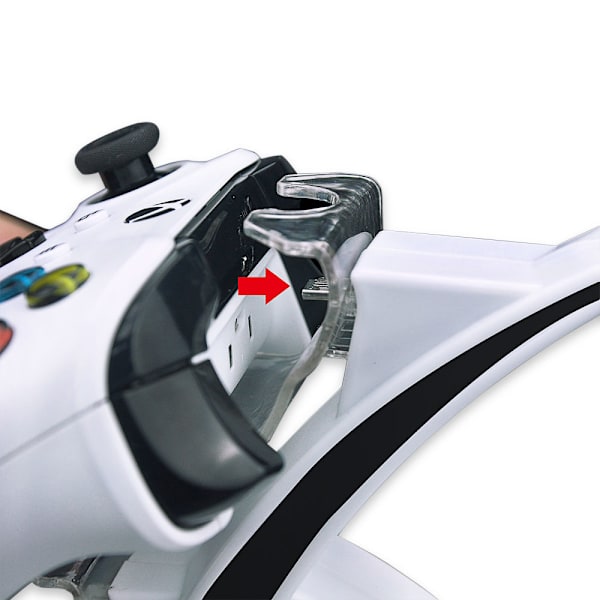 Hvit ladestativ forankringsstasjon for Xbox One S-kontroller White one size