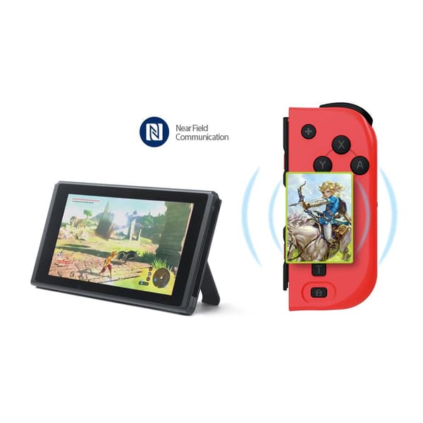 Joy controller Kompatibel med Nintendo Switch rød og blå Red one size