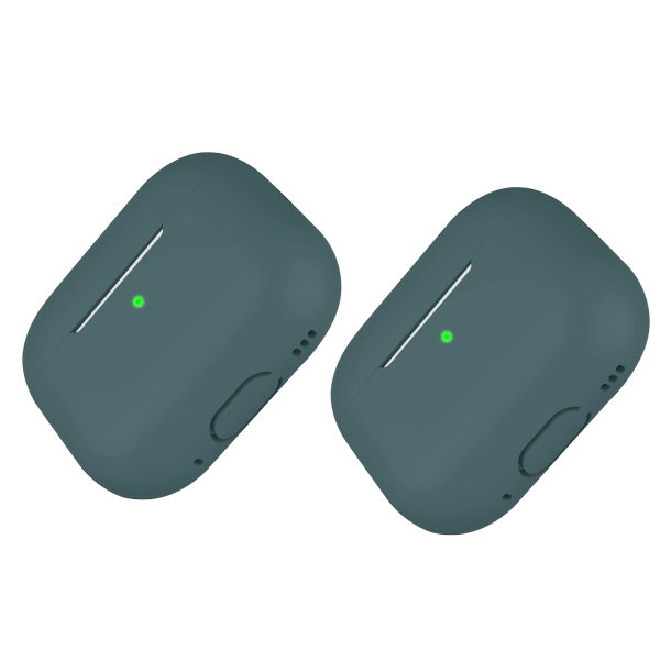 2x Vihreä Airpods PRO 2 silikonikuorikotelo Green one size