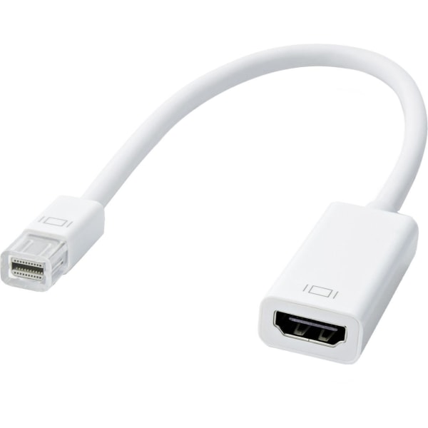 Mini DisplayPort hann til HDMI hunn White