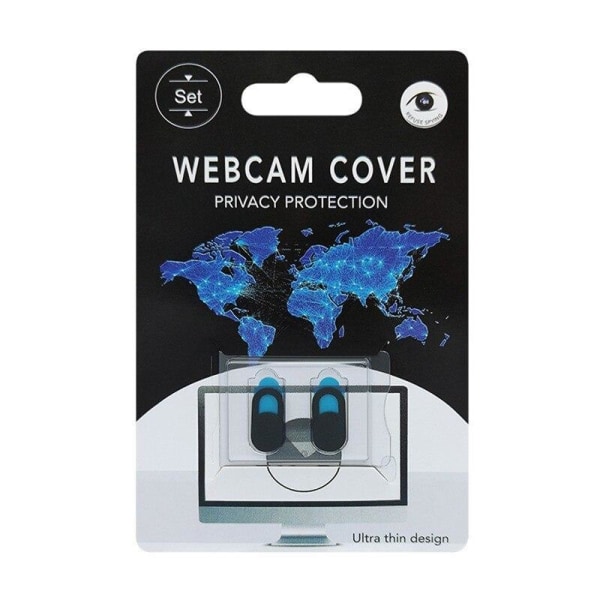 6X Videokamera webcam dækbeskyttelse Black one size