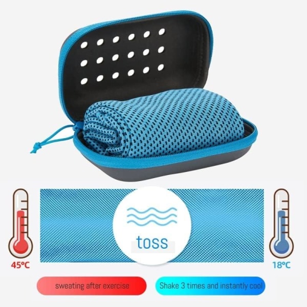 Training Towel Cooling Ultra Absorbent Nopeasti Kuivuva Pehmeä Mikrokuitupyyhe Green one size