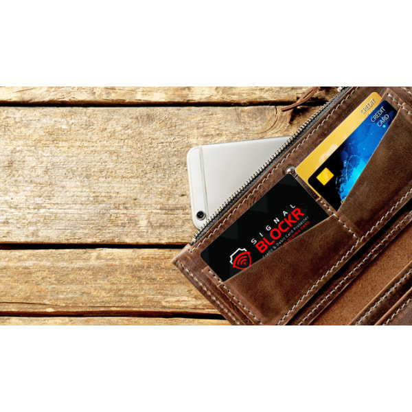 2X RFID-estokortit - RFID-suojaus - Suojaa pankkikorttisi Black one size