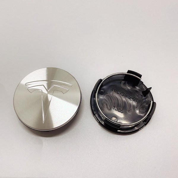 TSL04 - 56MM 4-pack Center kattaa Tesla: n Silver one size
