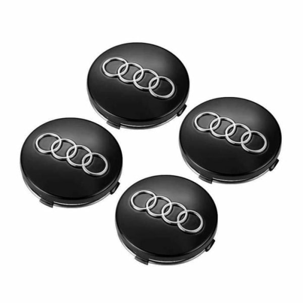 AU01 - 60 MM 4-pack Center kattaa AUDI Silver one size