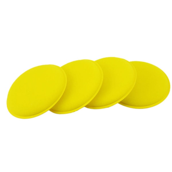 3X voks applikator voks svamp Yellow one size