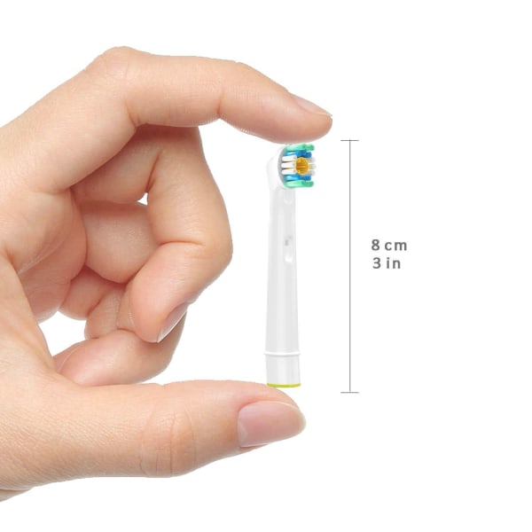 8-pack Oral-B Kompatibla Tandborsthuvuden EB-18A Vit