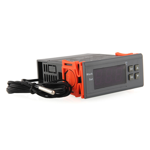 Lämpötilansäädin, PID-säädin 220V Black