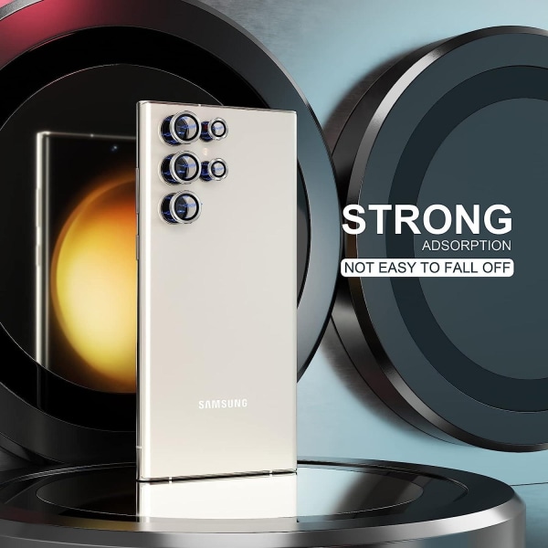 Sølv Samsung S24 Ultra Kamera Linsbeskyttelse Transparent one size