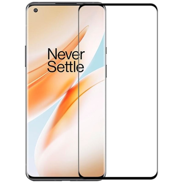 3x Glasskydd OnePlus 8 Pro Härdat Täcker hela skärmen Transparent one size