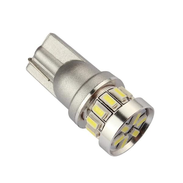 4X T10 Canbus W5W 18 st 3014 LED - Vit Silver one size