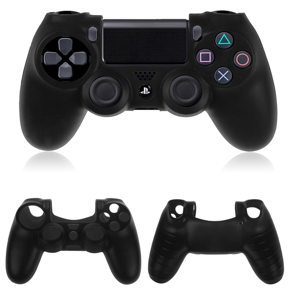 Silikon deksel for Playstation 4 PS4 kontroll - svart Black one size