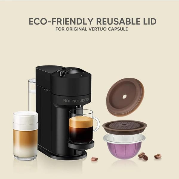 2X Kaffekapsel, Nespresso Vertuo, der passer til Vertuoline Brown