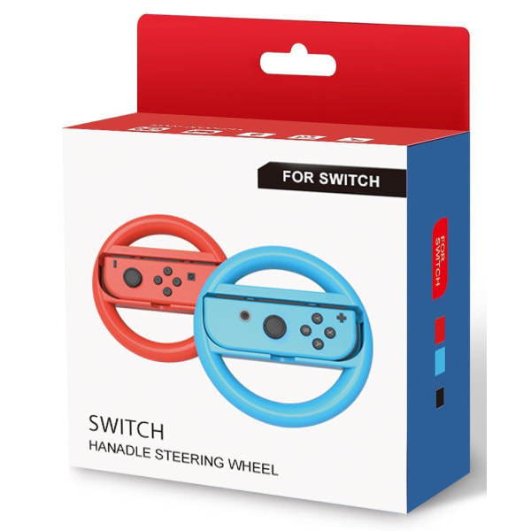 Joy-Con Wheel 2st Blå&Rosa till Nintendo Switch Blå one size