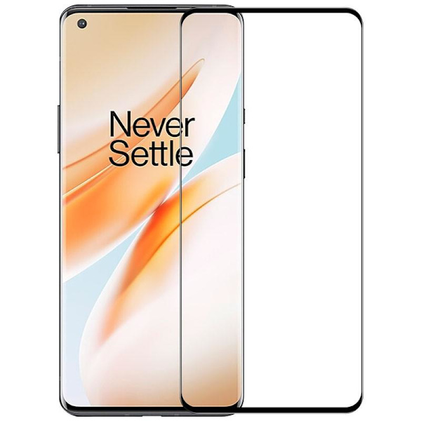 3x Glasskydd OnePlus 8 Härdat Täcker hela skärmen Transparent one size