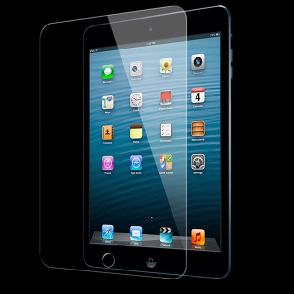2x Hærdet glasskærmbeskytter til iPad Mini 2/3 Transparent one size