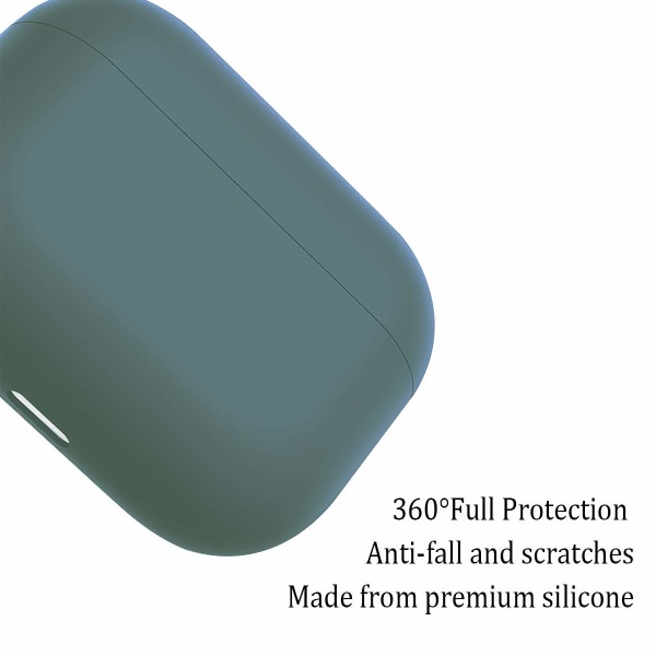 Silikonskal fodral för Apple Airpods PRO Grön Grön one size