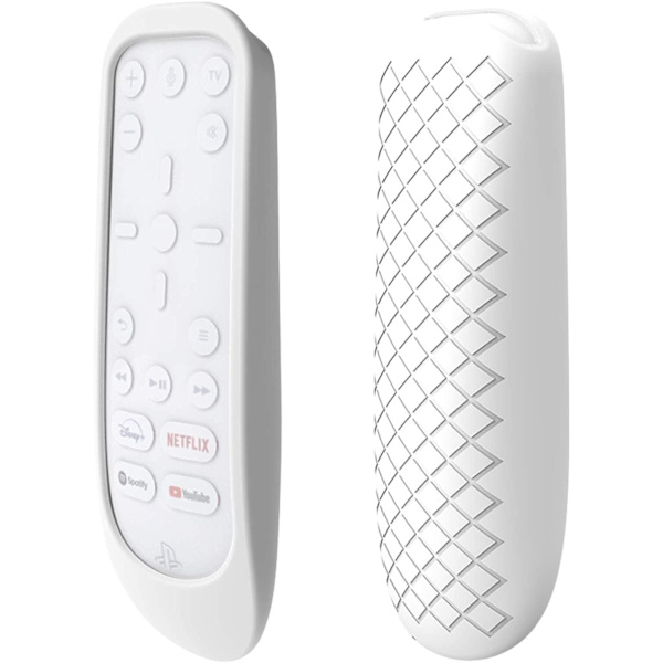 2x Silikon Skyddsfodral för Playstation 5 PS5 Fjärrkontroll - Vit Vit one size
