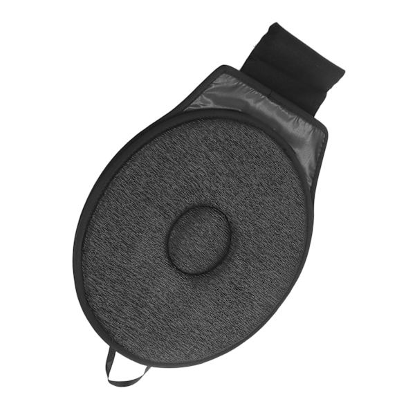 Ergonomisk roterende sædehynde Drejelig ortopædisk spinning sædehynde Bilsædehynde Black