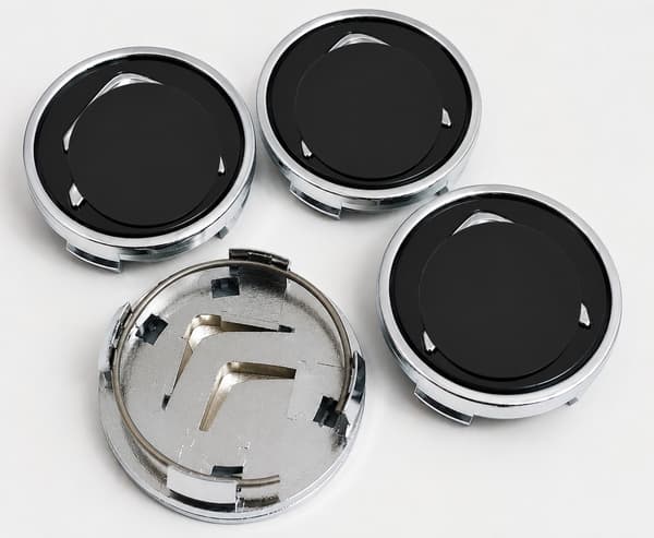 Cit01- 60MM 4-pakksenter dekker Citroen Silver one size