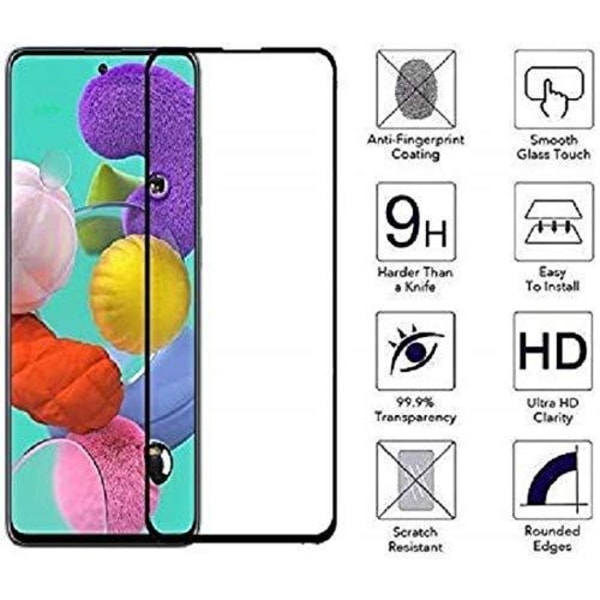 Karkaistua lasia sisältävä näytönsuoja Samsung Galaxy A51/A52: l Transparent one size