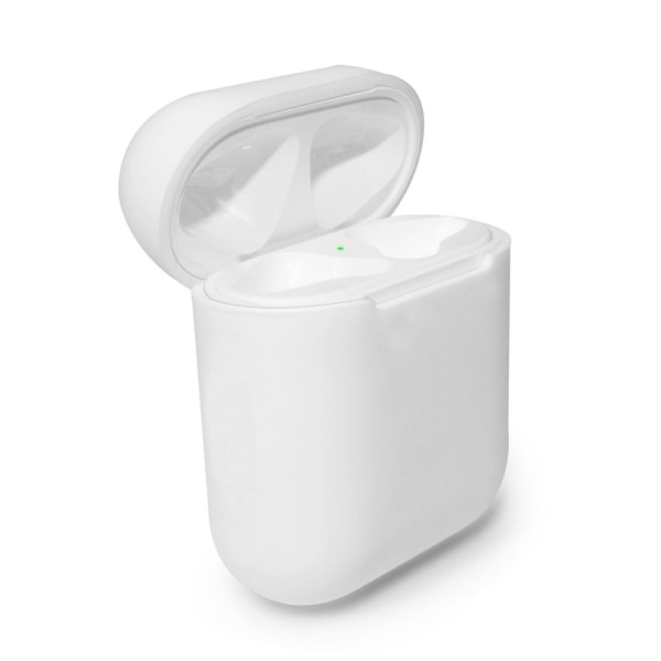 Silikone Cover Case til Apple Airpods / Airpods 2 - Hvid White