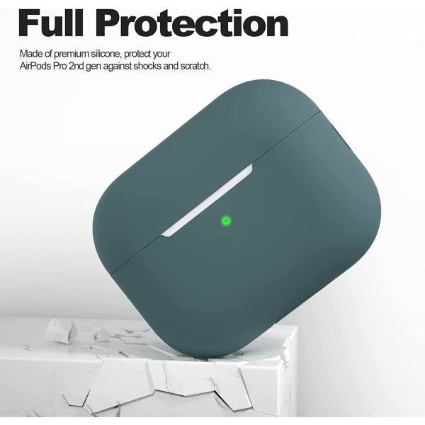 Green Airpods PRO 2 silikondeksel Green one size