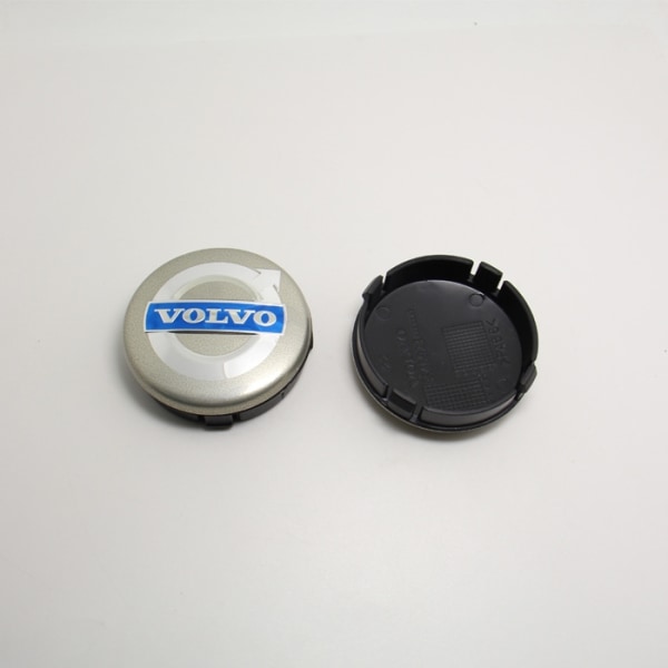 Volvo 02-64MM 4-pak Center dækker Volvo Silver one size