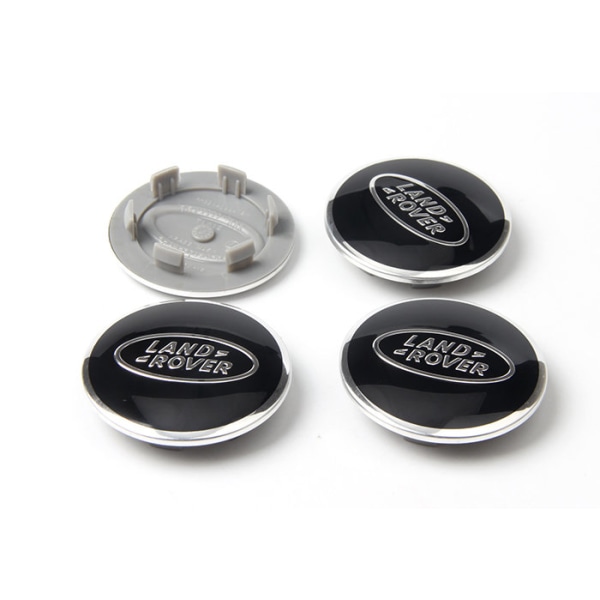LR03 - 62MM 4-pak Center Rover Land Rover Silver one size