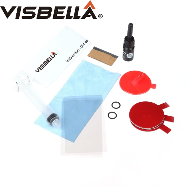 Visbella Stenskottslagning Kit Vindrutereparation Transparent