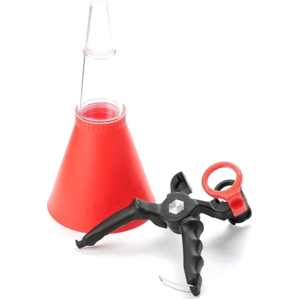 Olietragt med justerbar bredde holdeclips Red one size